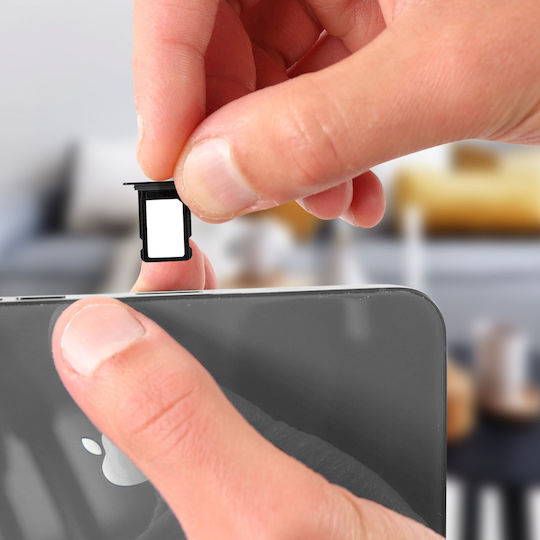 Sim Card Drawer for iPhone 12 Pro Max Replacement Nano Sim Slot Graphite