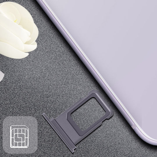 Tavă înlocuire cartelă Nano-SIM Apple iPhone 11 – Mov
