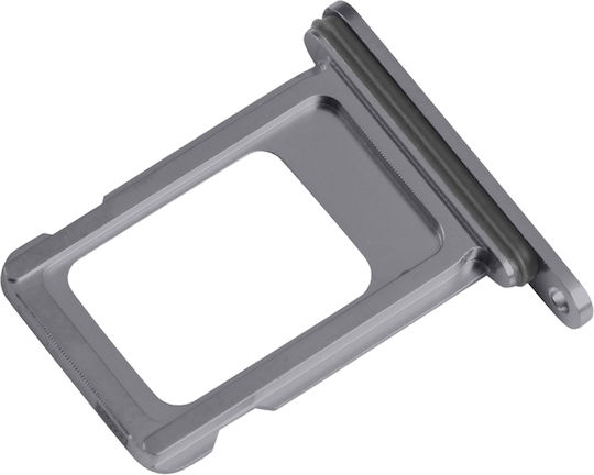 Слот за SIM карта Clappio за iPhone 15 Pro 15 Pro Max Nano SIM тъмно сив