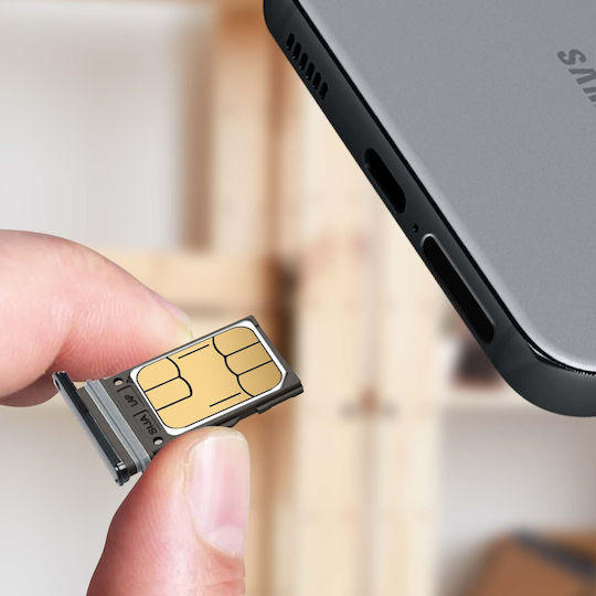 SIM-Kartenhalter Samsung Galaxy S22 Plus Grau