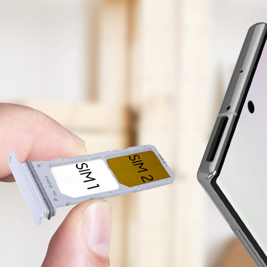 Tavă Cartelă SIM Samsung Galaxy Note 10 Albă