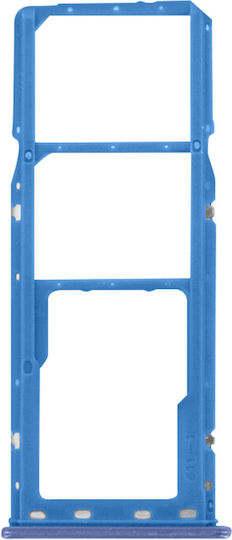 Replacement Sim Card Tray Galaxy A50 Blue