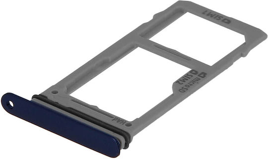 Nano-sim & Micro-sd Tray Replacement Part Samsung Galaxy S9 – Blue