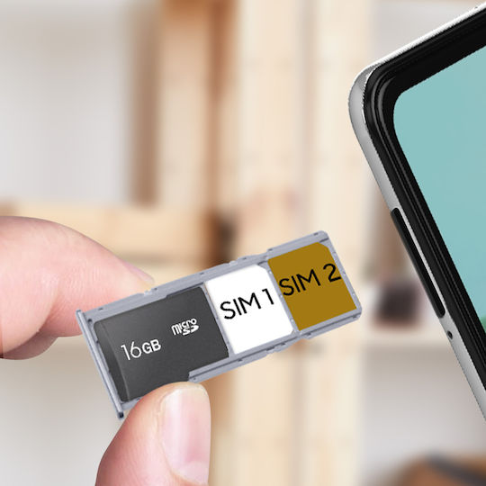 SIM-Kartenhalter Samsung Galaxy A71 Silber