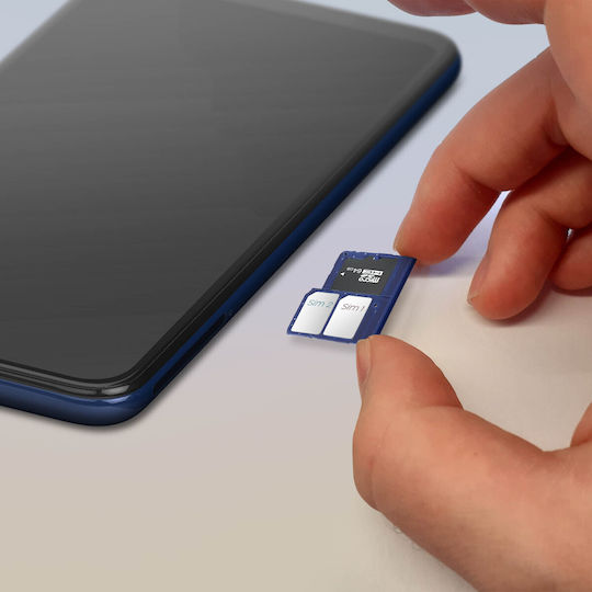 Сменяема тава за SIM карта Galaxy A20e синя