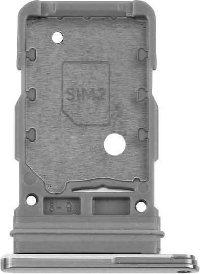 Replacement Sim Card Tray Samsung Galaxy S21 Ultra Silver