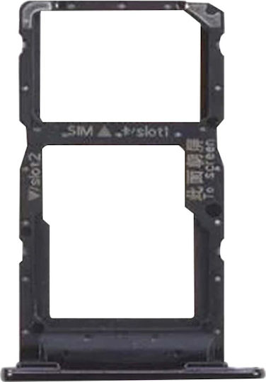 SIM-Kartenhalter Huawei P Smart 2019/2020 Schwarz