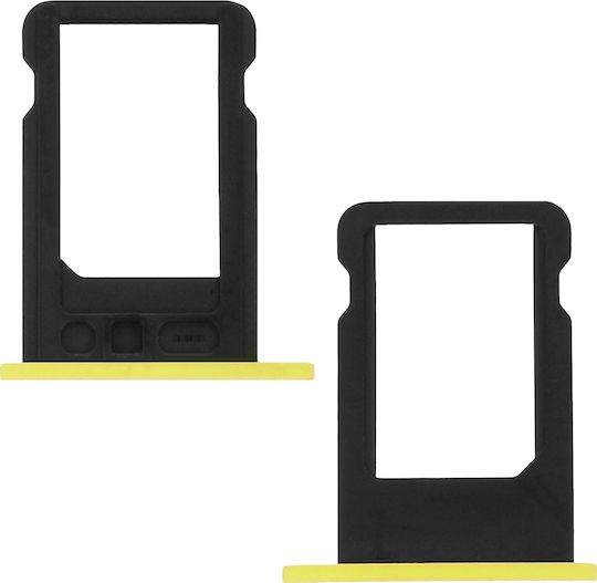 Nano-sim Card Tray Replacement Part Apple Iphone 5c – Yellow