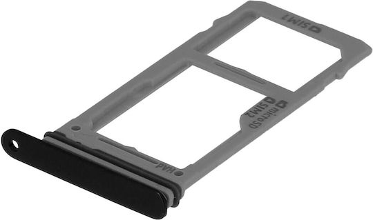 Nano-sim & Micro-sd Tray Replacement Part Samsung Galaxy S9 – Black