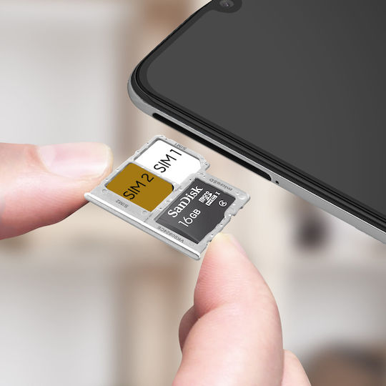 Replacement Sim Card Tray Galaxy A40 White