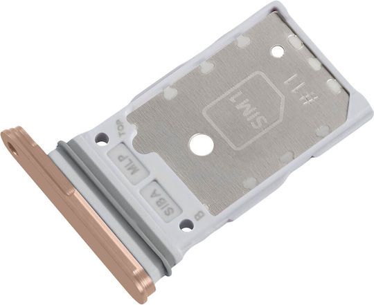 Слот за SIM карта Samsung Galaxy S24/S24 Plus Оранжев Оригинален Розово злато