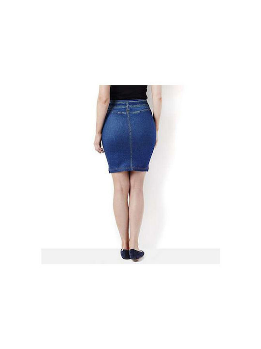 Denim elastic skirt 1 + 1 Gift