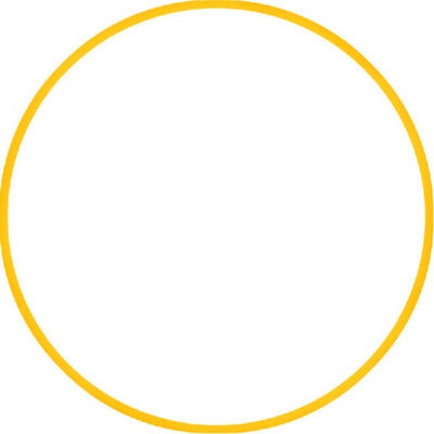 Αθλοπαιδιά Yellow Rhythmic Gymnastics Hoop Ø65cm