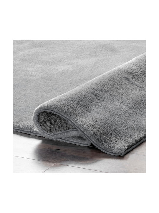 Saray Home Deluxe Shaggy Bedroom Rugs Set Gray PST001 GR 3pcs