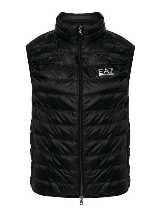 Sleeveless Winter Jacket Puffer Black