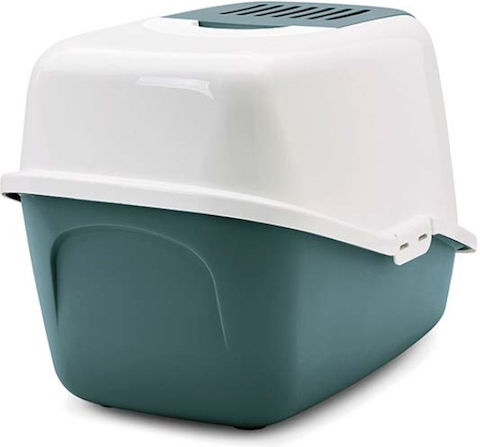Savic Nestor Cat Toilet Closed with Filter White L56 x W36 x H38.5cm