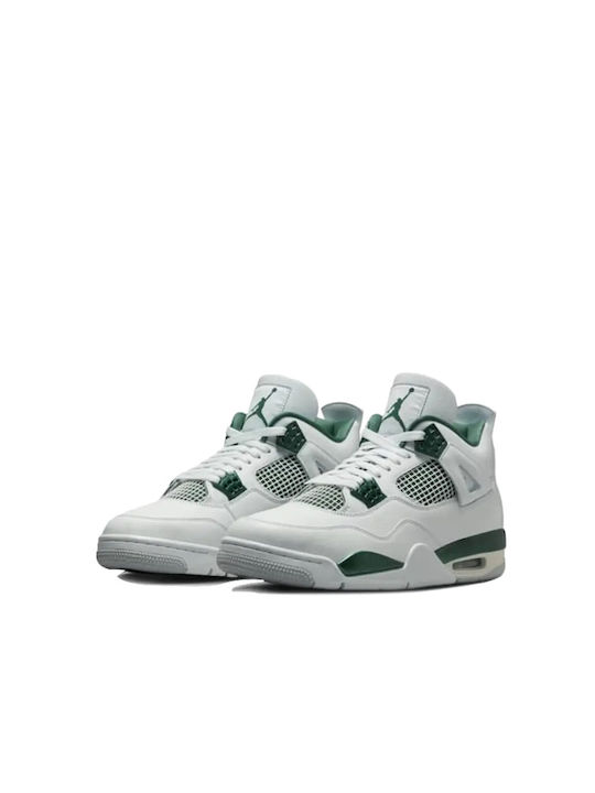 Jordan Air Jordan 4 Retro Ανδρικά Sneakers White / Oxidized Green / Neutral Grey