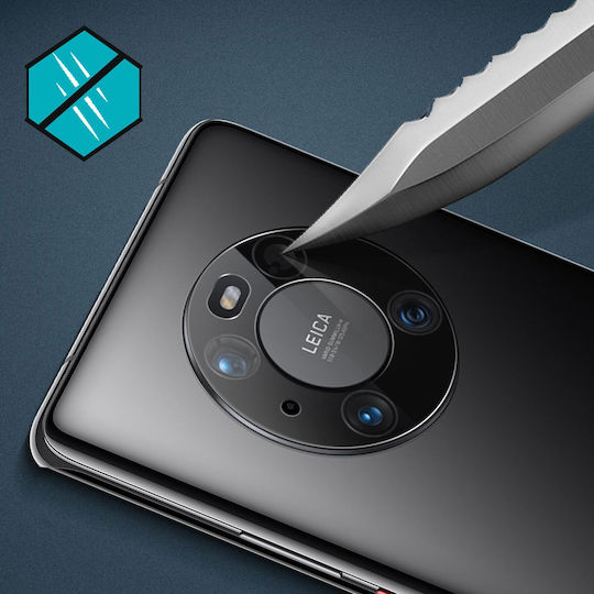 2x Lentile Cameră Huawei Mate 40 Pro Pro Plus Sticlă Flexibilă Benks Transparentă
