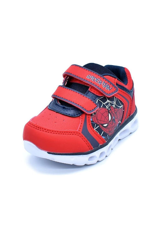 Disney Kinder-Sneaker Anatomisch mit Lichtern Rot