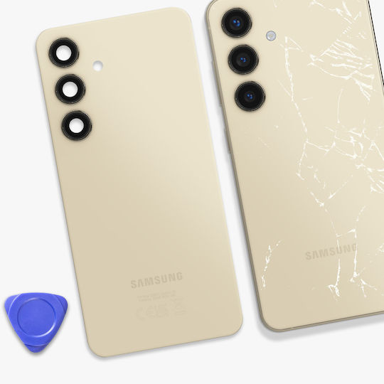 Samsung Battery Cover Galaxy S24 Plus Original Beige