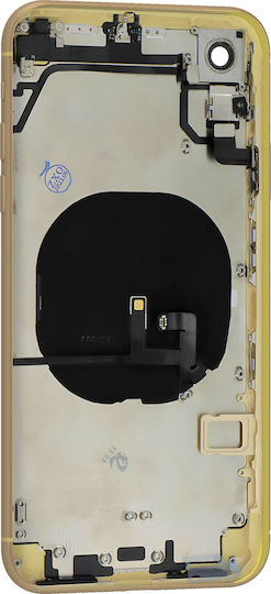 Рамка Clappio + Капак за батерия Iphone Xr Комплект Жълт