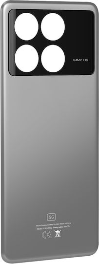 Clappio Battery Cover Xiaomi Poco X6 Pro Compatible Grey