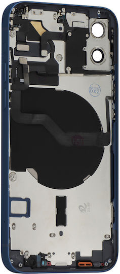 Clappio Frame + Battery Cover Iphone 12 Complete Dark Blue