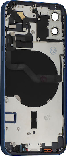 Clappio Frame + Battery Cover Iphone 12 Complete Dark Blue