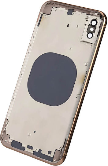 Clappio Frame + Battery Cover Iphone Xs Rear Window Light Pink