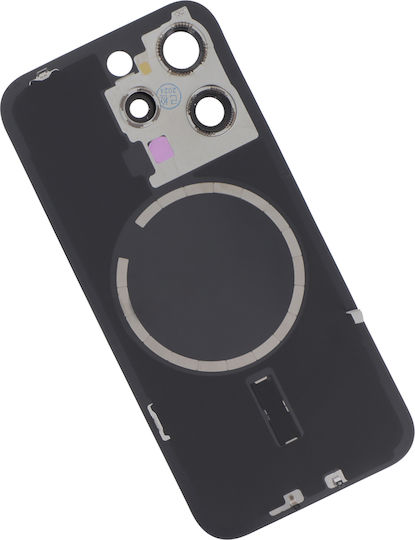 Капак на батерия Clappio за Apple iPhone 15 Pro Magsafe сив