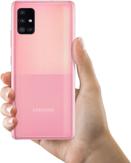 Replacement Battery Cover Samsung Galaxy A51 Back Cover Pink
