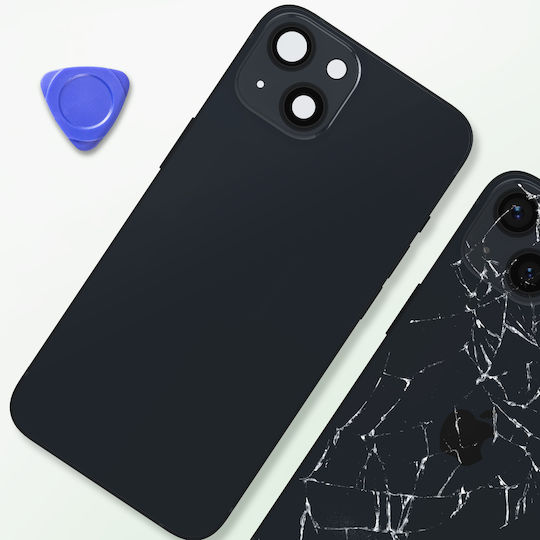 Clappio Rahmen + Akkudeckel iPhone 13 Rückseite Schwarz