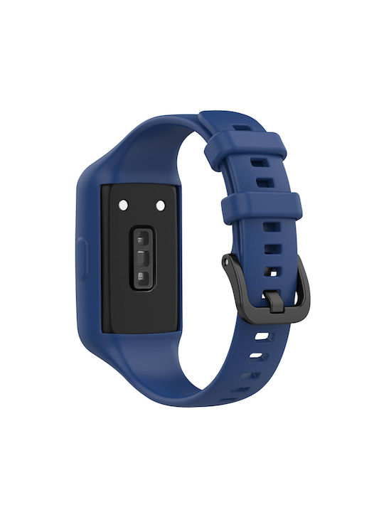 Huawei Band 7 6 Pro Honor Band 6 Armband Flexibles Silikon Blau