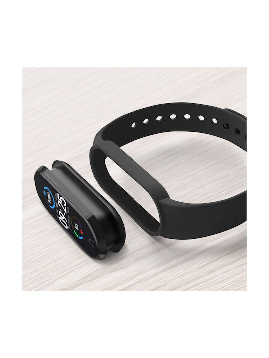 Sportarmband Xiaomi Mi Band 6 5 Premium Silikon Soft-touch Leicht Schwarz