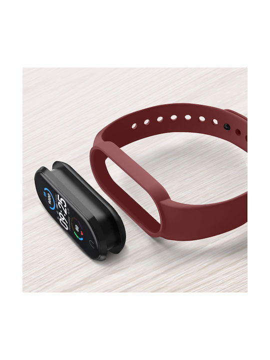 Sportarmband Xiaomi Mi Band 6 5 Premium Silikon Soft-touch Hellrot