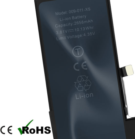 Clappio Battery Iphone Xs Internal Capacity 2658mah Black