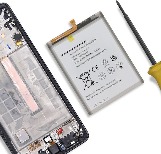 Clappio Akku Galaxy A53 5G Kapazität 5000mAh Weiß
