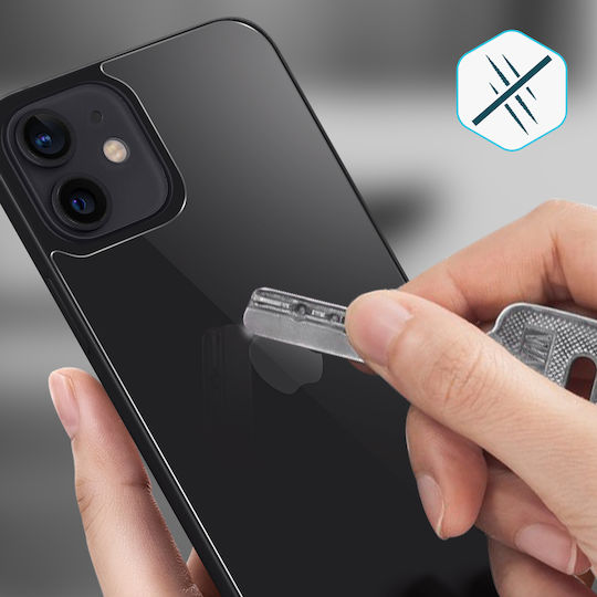 Rückseitiger Displayschutz iPhone 12 12 Pro gehärtetes, bruchsicheres, transparentes Glas