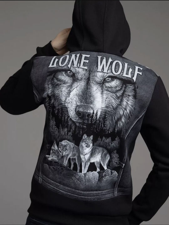 Men's Sweatshirt Jacket with Hood