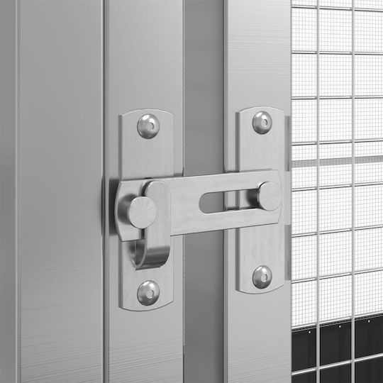 vidaXL 3214258 Клетка за птици от Галванизирана Стомана 416брx203брx216брсм.