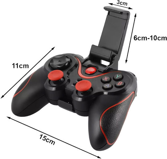 ZK16213QWS0 Ασύρματο Gamepad για Android / iOS Μαύρο