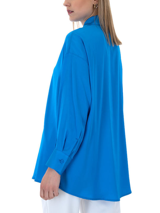 MY T Γυναικείο Πουκάμισο Turquoise MY T Γυναικείο Πουκάμισο Turquoise