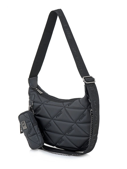 FRNC Damen Tasche Schulter Schwarz