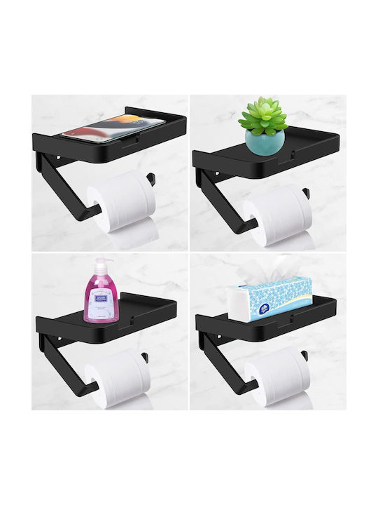 Papierhalter Metallisch Schwarz