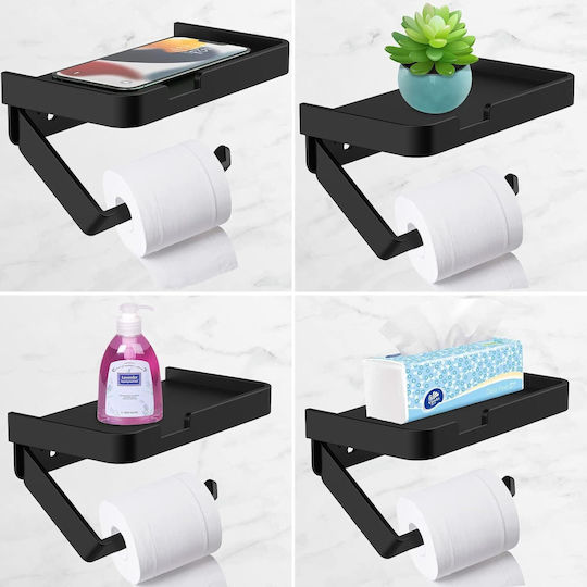 Papierhalter Metallisch Schwarz
