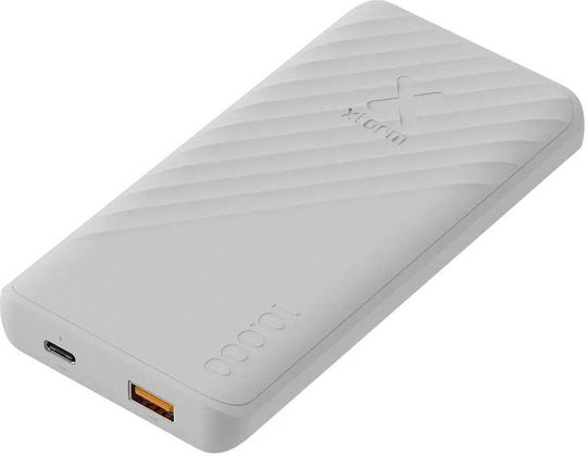 Xtorm Go2 Power Bank 10000mAh 15W με Θύρα USB-A και Θύρα USB-C Λευκό