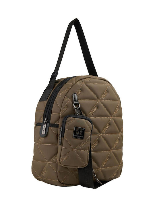 FRNC Damen Tasche Rucksack Khaki