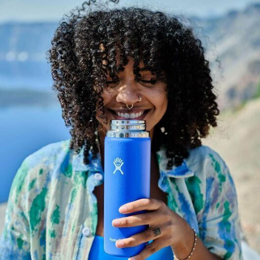 Hydro Flask Wide Flex Cap Μπουκάλι Θερμός Ανοξείδωτο BPA Free 591ml Cascade