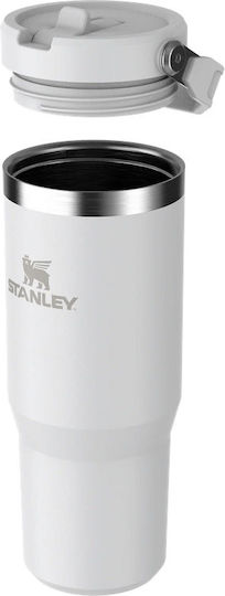 Stanley IceFlow Flip Μπουκάλι Θερμός Ανοξείδωτο BPA Free 890ml Frost με Καλαμάκι