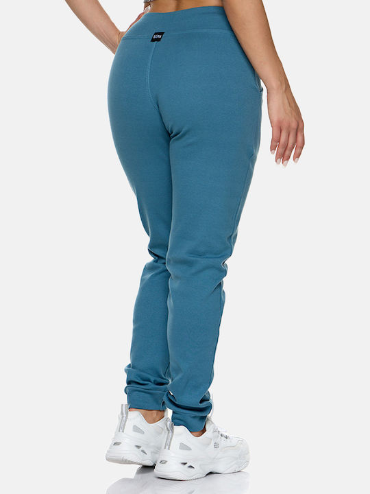 Pantaloni de Trening cu elastic Petrol, Blue Raf